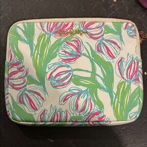 Lilly Pulitzer Floral Tablet Case - Pink, Green, Cream